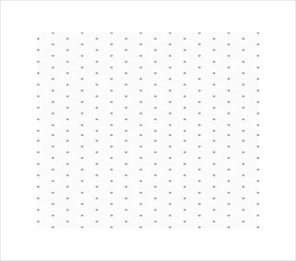2m x 4m x 5m isometric dot graph paper