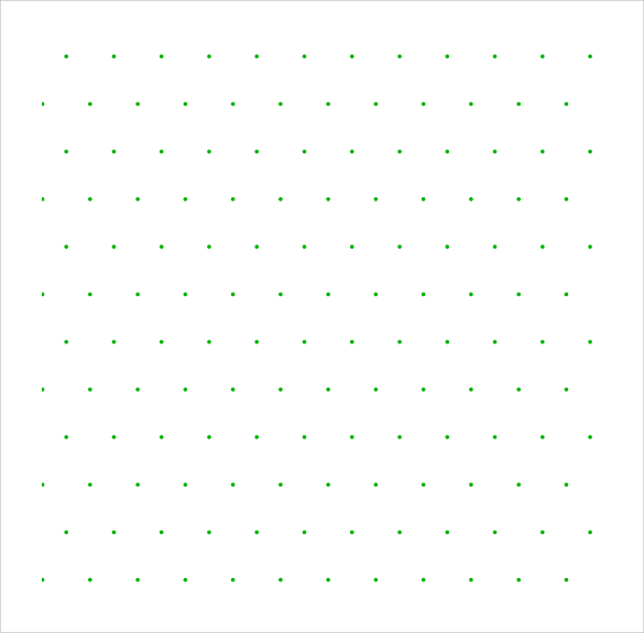 orthographic dot paper