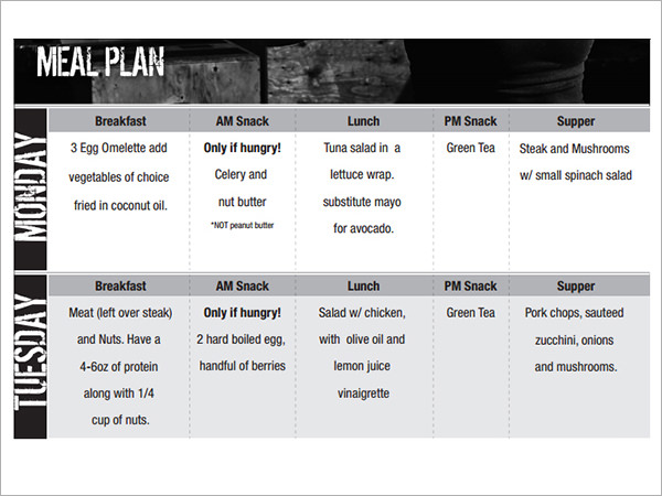 1200 calorie diet plan