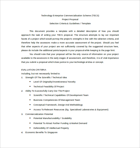 business project proposal free download in doc