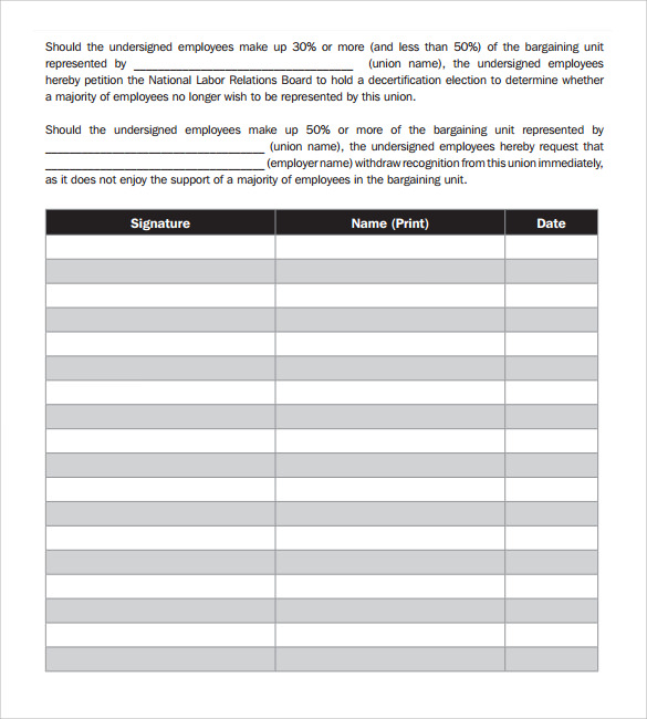 FREE 42 Sample Petition Templates In PDF MS Word