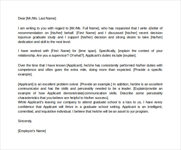 sample-letter-of-recommendation-for-graduate-school-from-supervisor