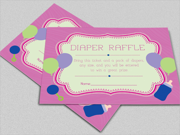 attractive raffle ticket template