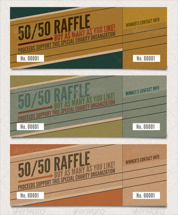remarkable raffle ticket template