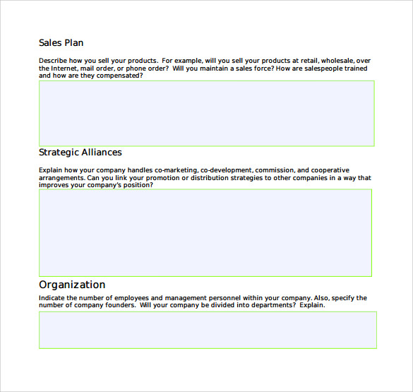 sample pdf sales plan template