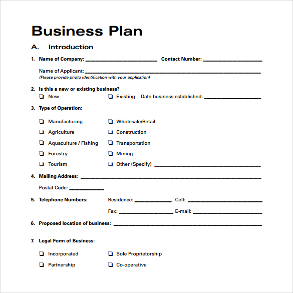 FREE 31 Sample Business Plan Templates In Google Docs MS Word Pages PDF