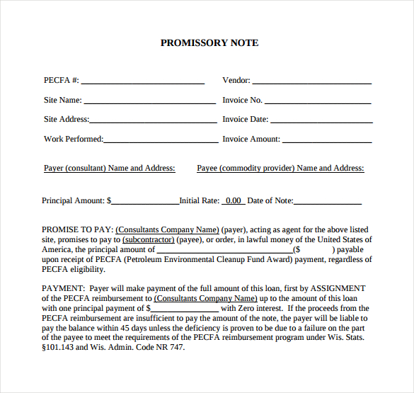 Where can you download a PDF promissory note?