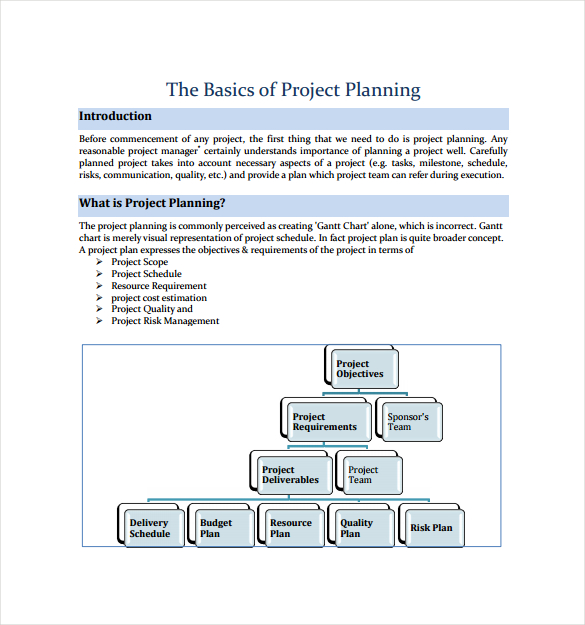 FREE 20+ Useful Sample Project Plan Templates in PDF | MS Word | Excel