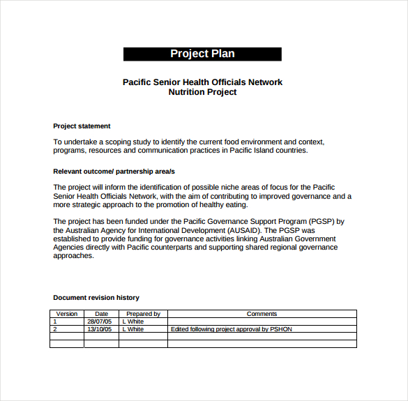 project plan template free download2