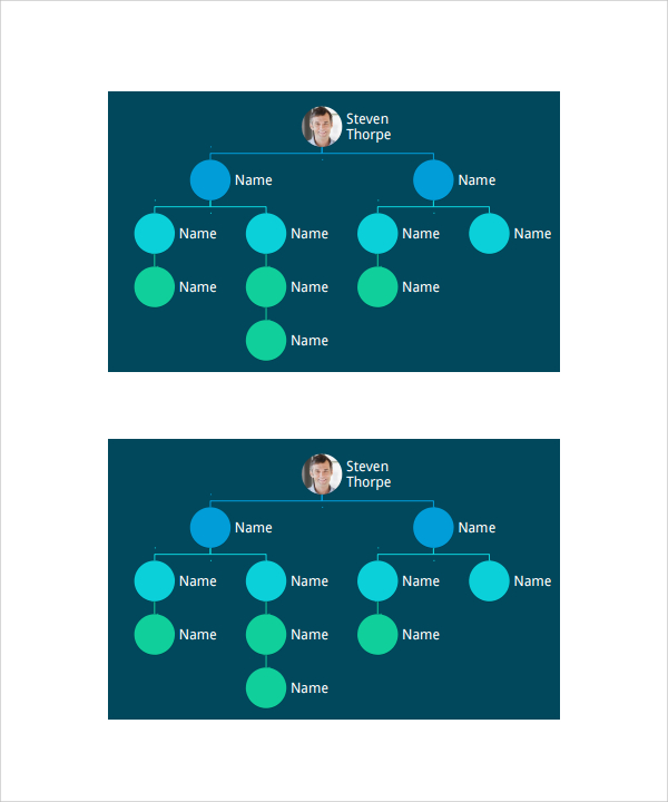 circle organization chart template2