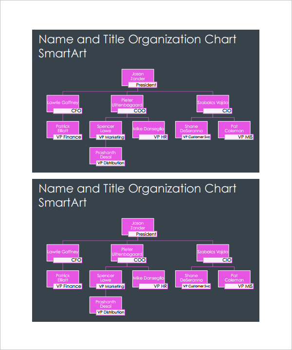 small business organizational chart template2