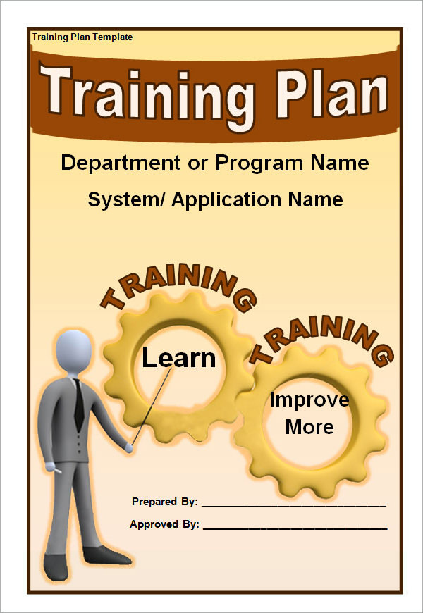 application training plan template