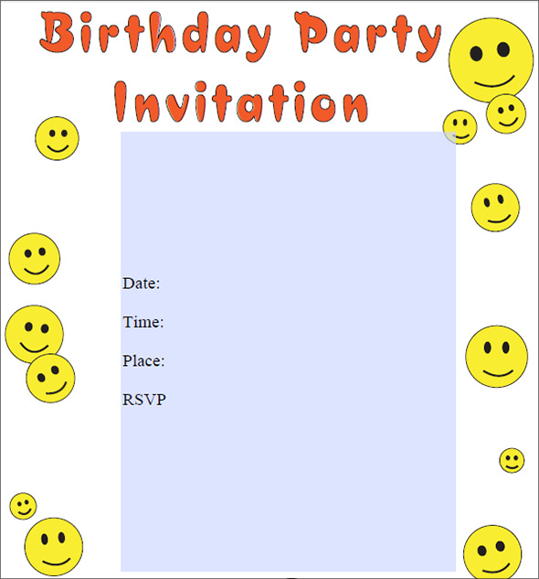 FREE 62+ Printable Birthday Invitation Templates in PDF, AI, Word ...