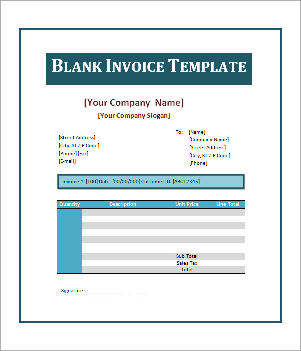 word document invoice template word