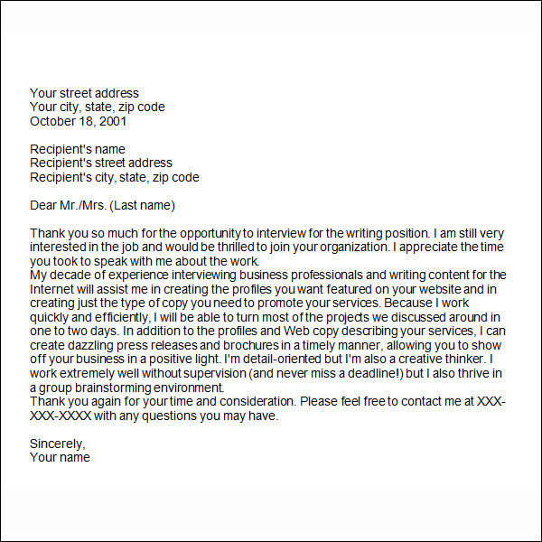 business letter template for word