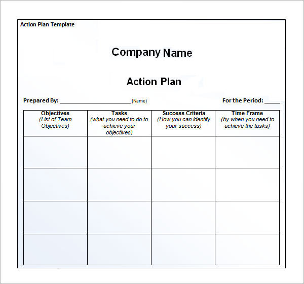 FREE 15 Action Plan Templates In Google Docs MS Word Pages PDF
