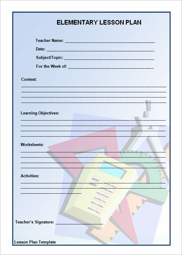 FREE 11 Sample Unit Plan Templates In PDF MS Word