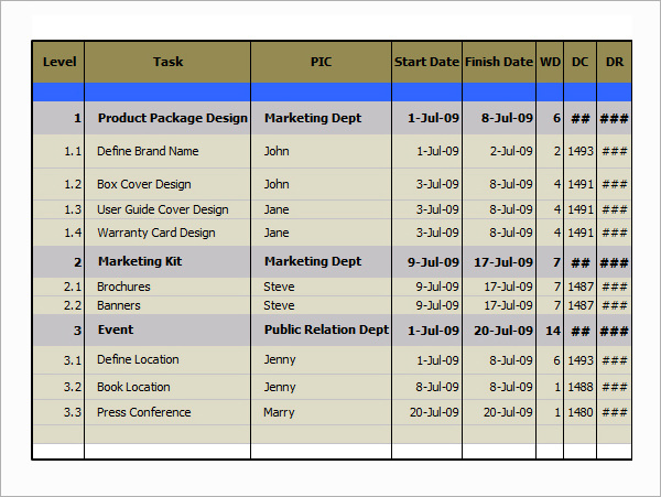 excel gantt chart template1