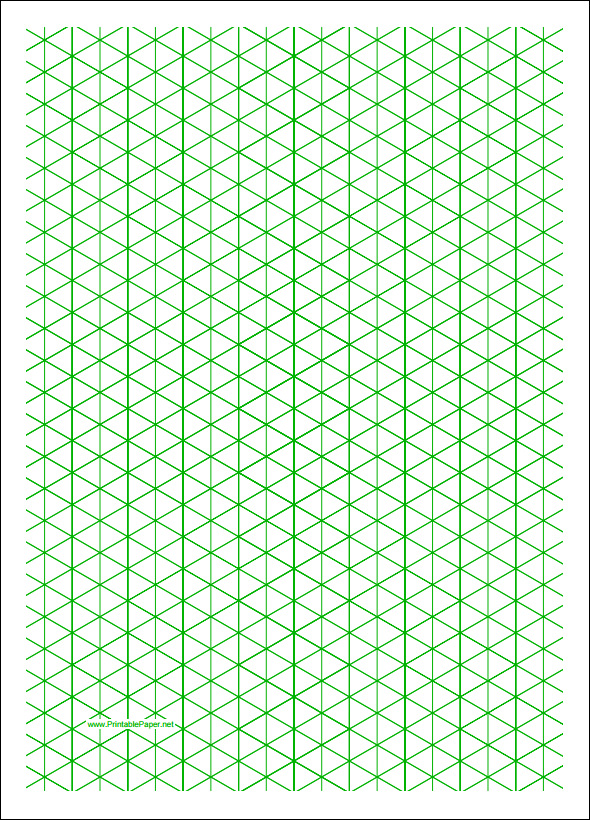 Isometric Graph Paper Free Printable