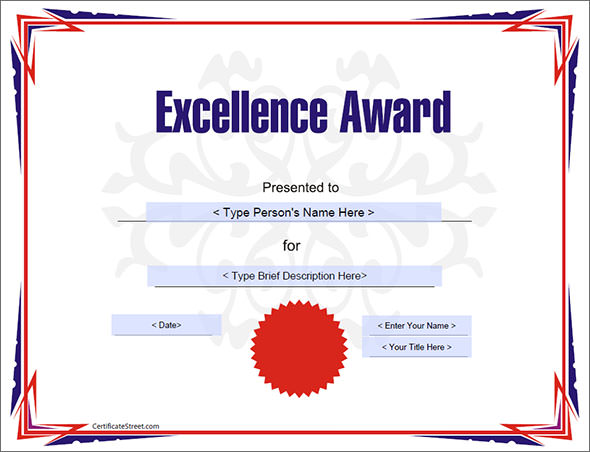 Free Printable Certificate For Students Postermywall