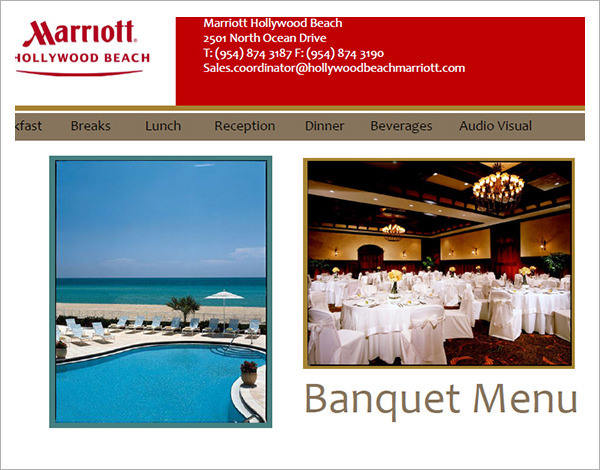 full banquet menu3
