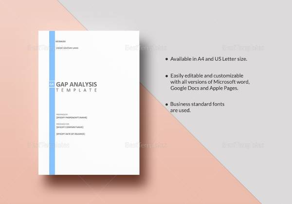 gap analysis template1