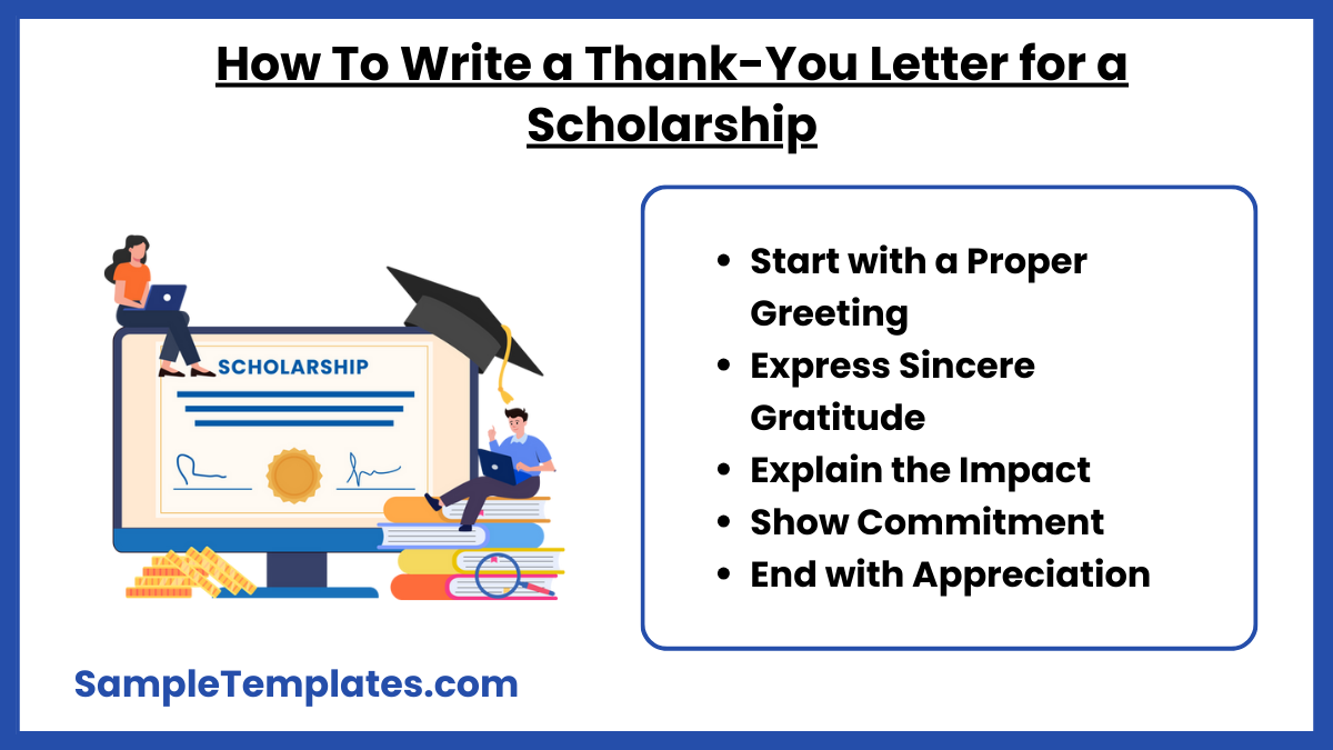 how to write a thank you letter for a scholarship