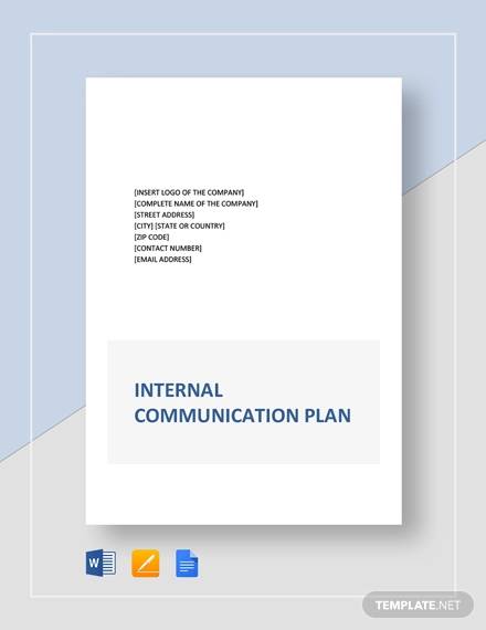 internal communication plan template2