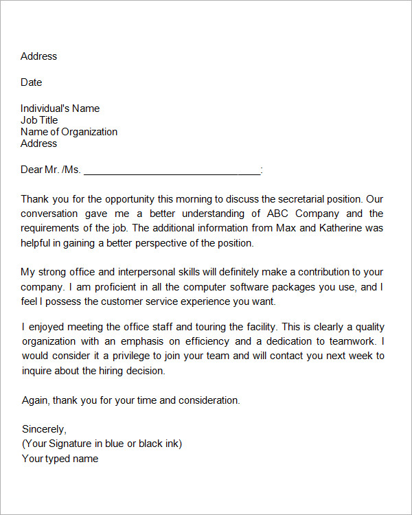 How To Write Thank You Letter For Interview Invitation At Christopher 
