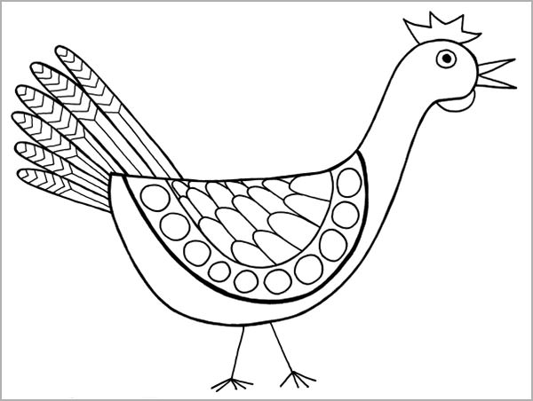 joel chicken free printable template