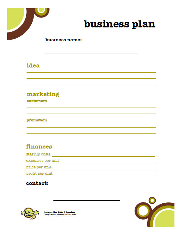 30 Sample Business Plans and Templates Sample Templates