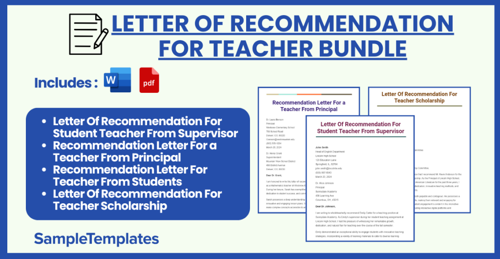letter of recommendation for teacher bundle 1024x530