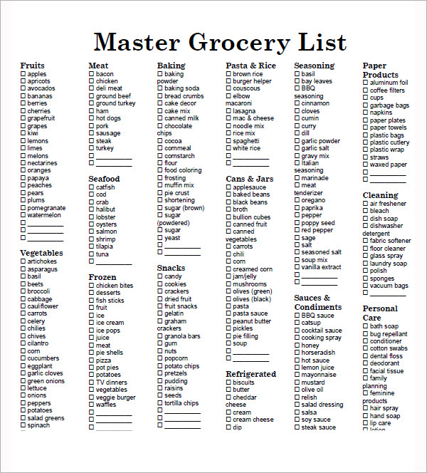 master grocery list1