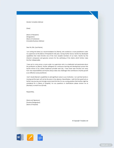 FREE 39+ Sample Reference Letter Templates in Word, PDF