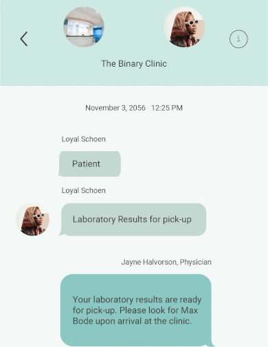 patient phone message template