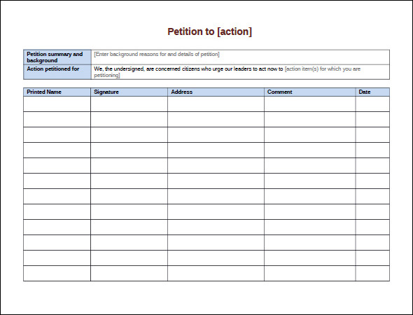petition template pdf2