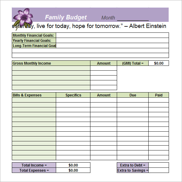 FREE 10 Sample Budget Templates In Excel