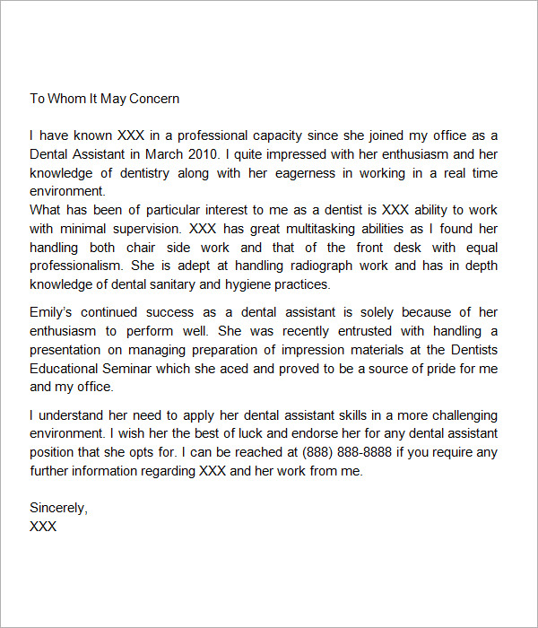 Model Letter Of Recommendation Collection Letter Template Collection