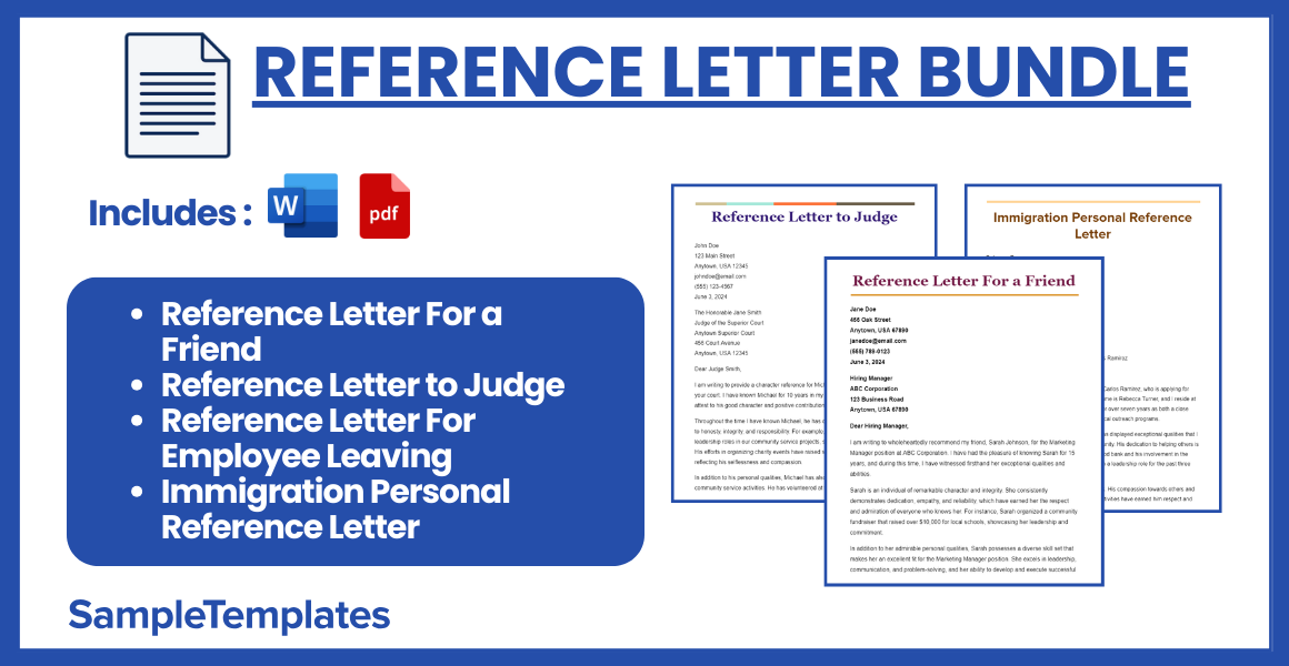 reference letter bundle