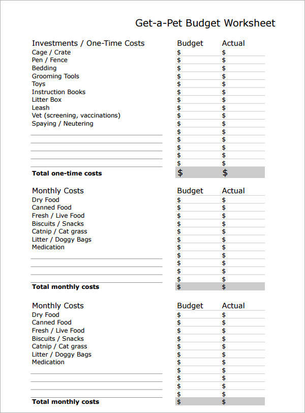 FREE 10+ Budget Samples in Excel | PDF | MS Word