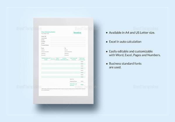 simple proforma invoice template3