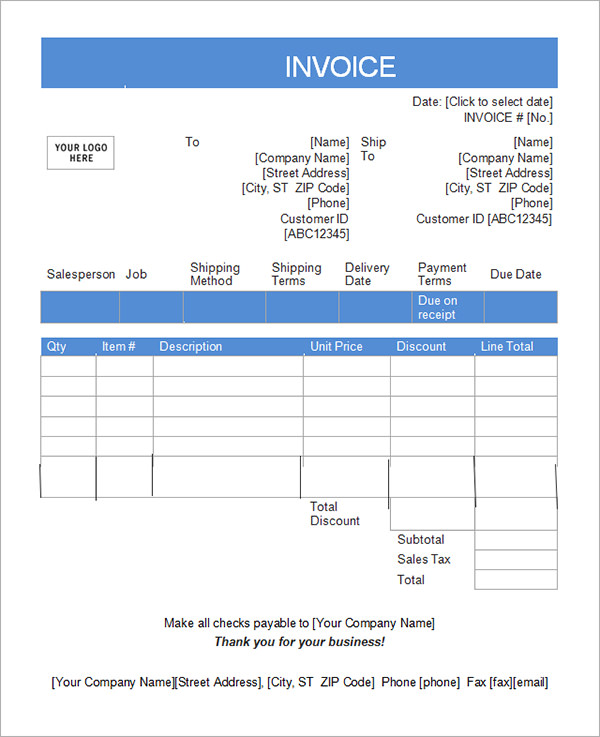 16 Customisable Tax Invoice Templates to Download Free 