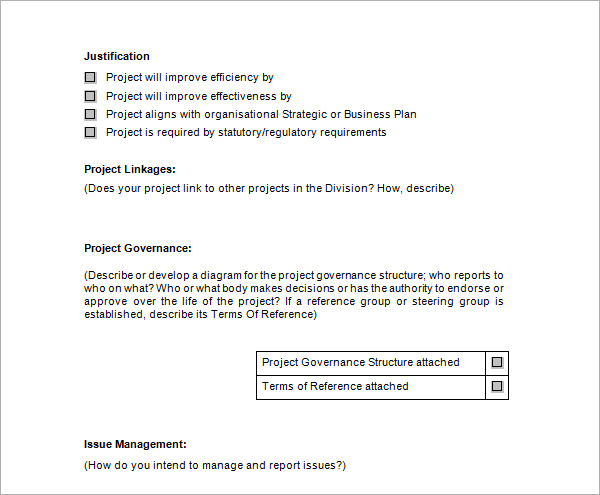 template for project management