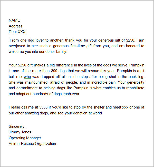 thank you letter for donation4