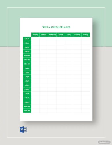 weekly schedule planner template2