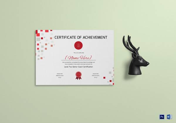 weightlifting achievement certificate template
