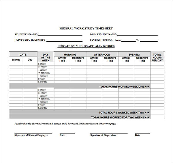 excel hour worked calculation template