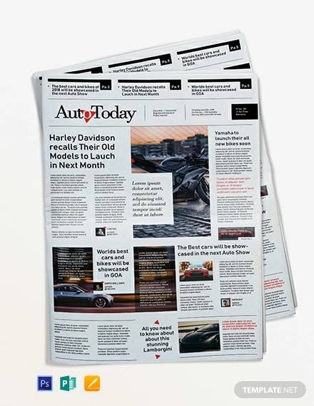 automobile news paper