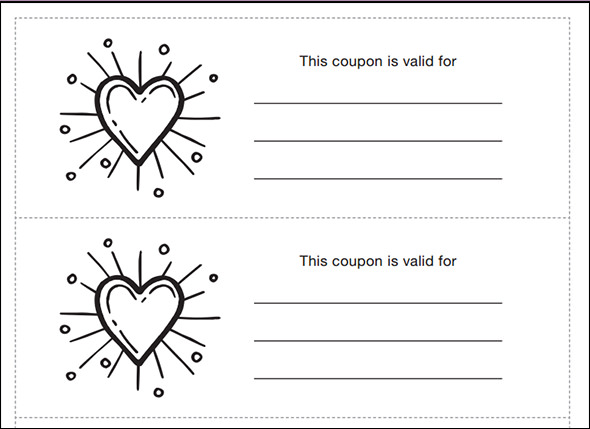 Printable Free Meal Coupon Template