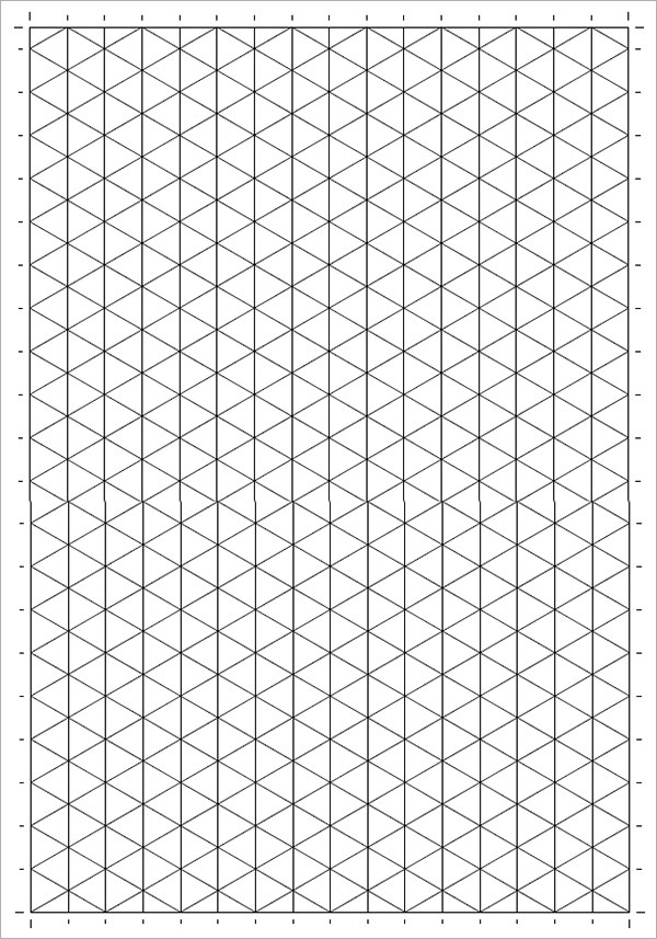 Printable Isometric Grid Paper